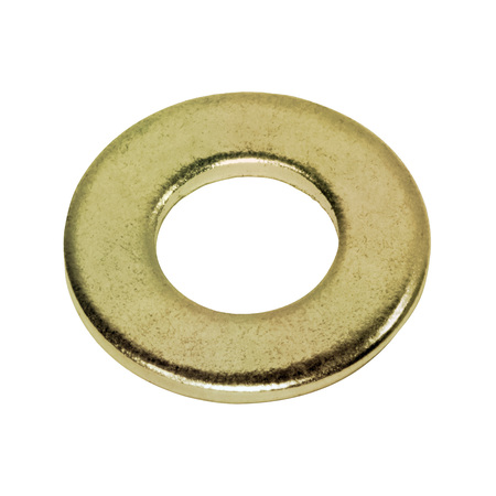 WROUGHT WASHER Flat Washer, Fits Bolt Size 5/16" , Steel Zinc Yellow Finish FTWU-0312-ZY/B